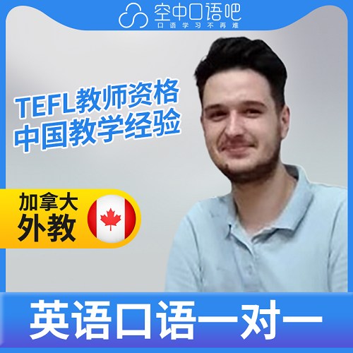 加拿大外教MickV 英语1对1网课托福