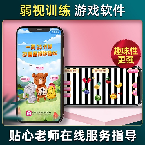 思明堂弱视训练软件 电脑网络弱视治疗仪