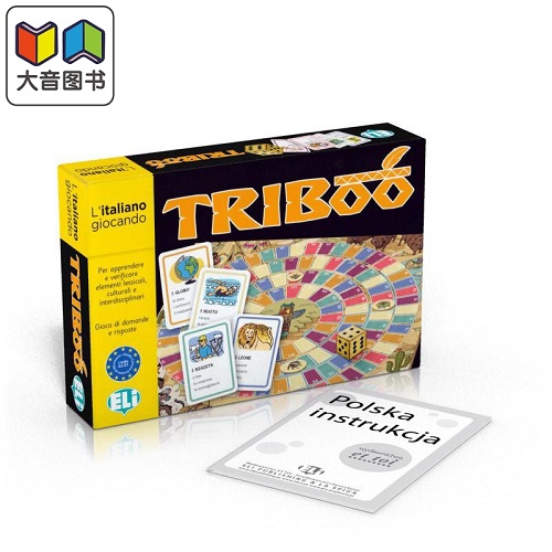意大利语原版语言游戏 Triboo Italiano 纸牌卡牌棋盘桌游
