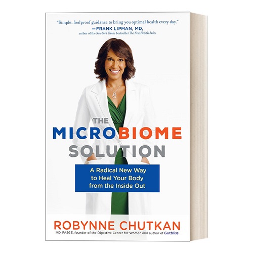 英文原版 The Microbiome Solution 微生物疗法