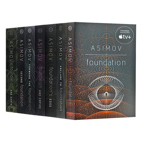 Foundation 银河帝国 1-7册全集 英文原版