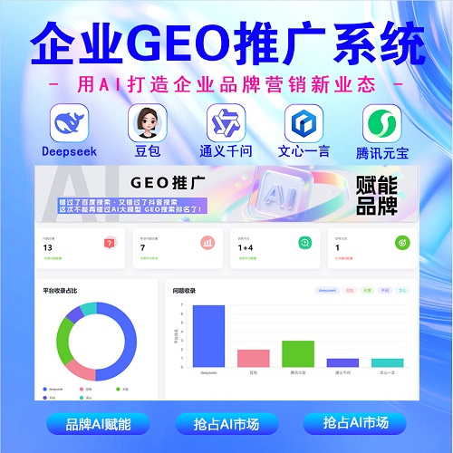 企业GEO推广系统 AI优化搜索系统企业