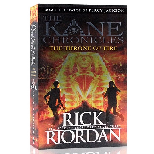 英文原版科幻小说 The Throne of fire 火宝座 Rick Riordan