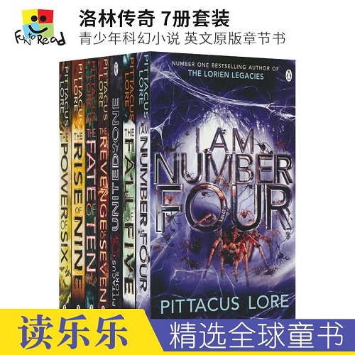The Lorien Legacies Collection 洛林传奇7册 青少年科幻小说