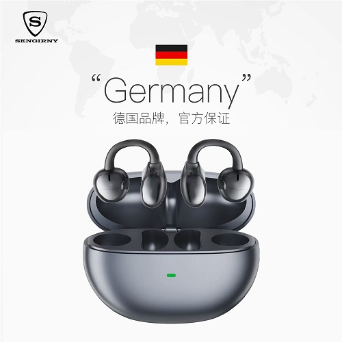 SENGIRNY蓝牙耳机 耳夹式无线气骨传导AI翻译