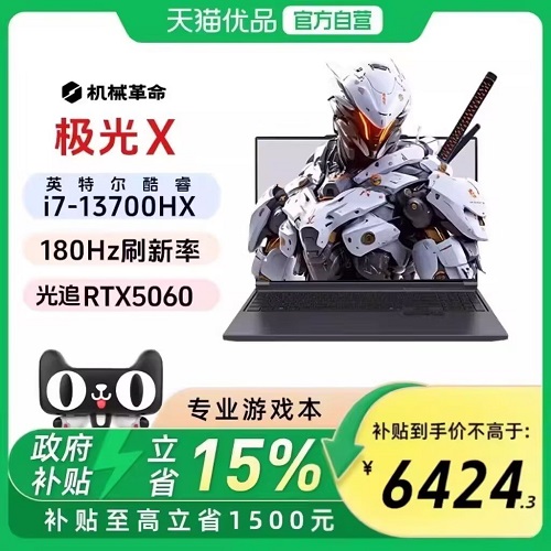机械革命极光X 笔记本电脑 I7-13700HX 16G 1T 5060