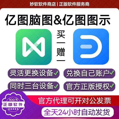 亿图脑图万兴图示终身会员永久激活
