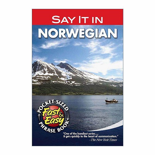原版 Say It in Norwegian 用挪威语说 便携口袋交流指南