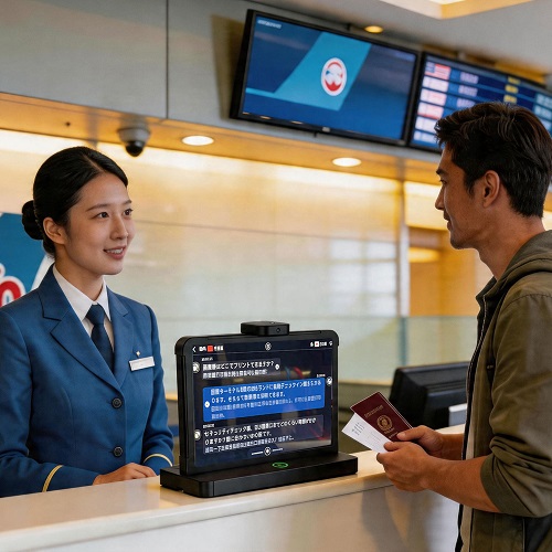 实时同声传译 台式桌面智能双屏AI互译设备出租