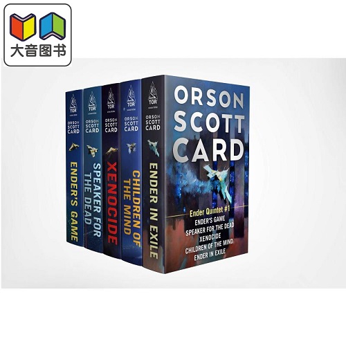 英文原版 安德系列1-5册套装 The Ender Quartet Boxed Set 1-5 
