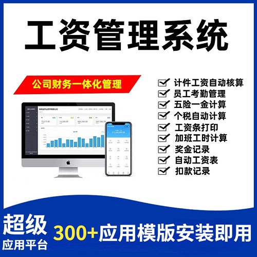 工资薪酬管理系统 人力资源人事考勤绩效办公