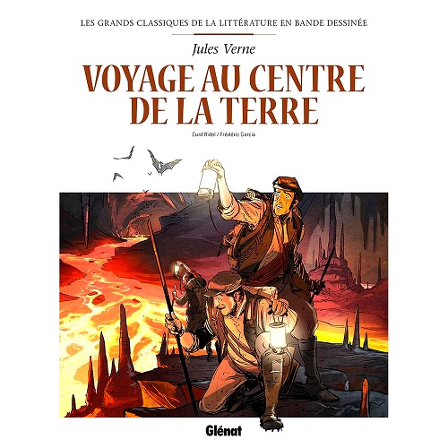 法语原版 地心历险记 漫画版 凡尔纳 Voyage au centre de la Terre。
