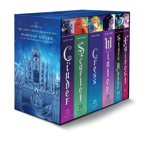 英文原版 The Lunar Chronicles Boxed Set 月族 6册 赛博朋克浪漫爱情
