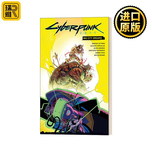 英文原版小说 赛博朋克2077漫画 1 夜城之梦