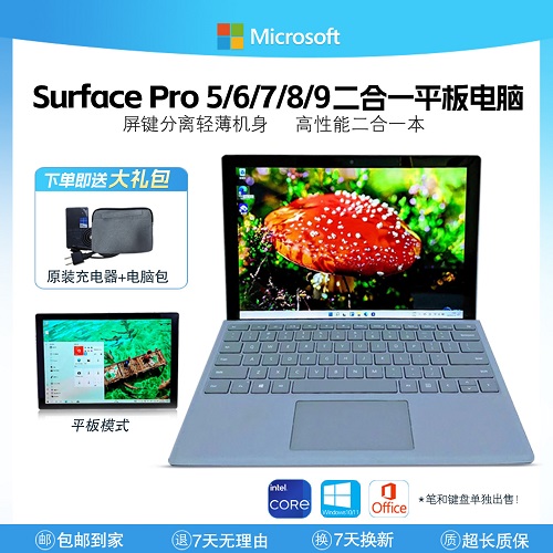 Microsoft/微软 surface pro 47567+89平板二合一