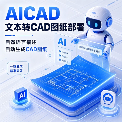 ai驱动文本转CAD图纸模型智能体部署
