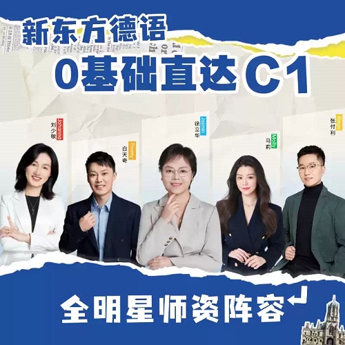 新东方德语课程视频 辅导A1A2B1B2欧标