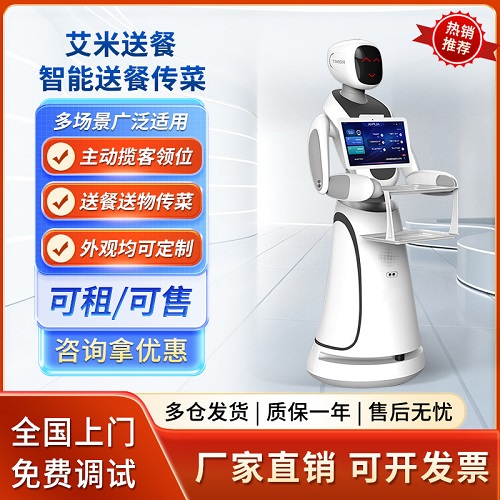 智能迎宾机器人 酒店送餐机器人